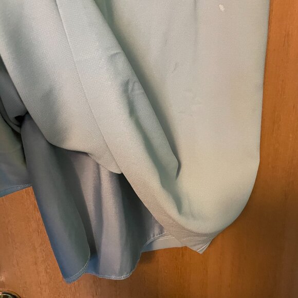 Jora Collection 2 Piece Short Sleeve Blazer Skirt with mesh overlay  embroidery - Picture 11 of 12